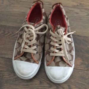 Original coach sneakers size 8 worn